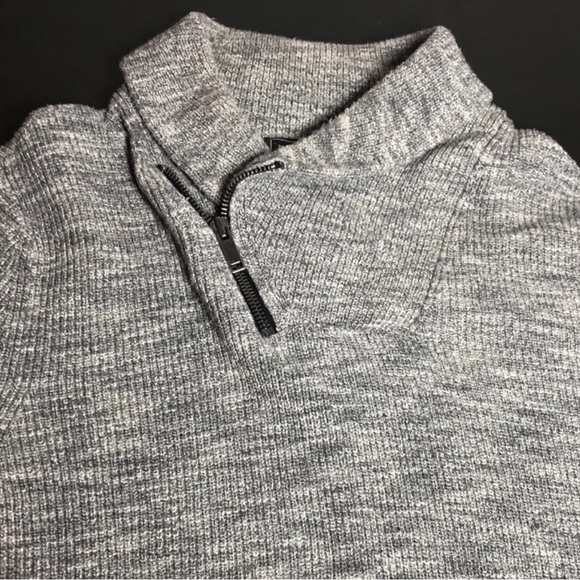 Express Long Sleeve Grey Sweater with Zipper Accent- Women’s Size M- Like New! - Picture 1 of 6